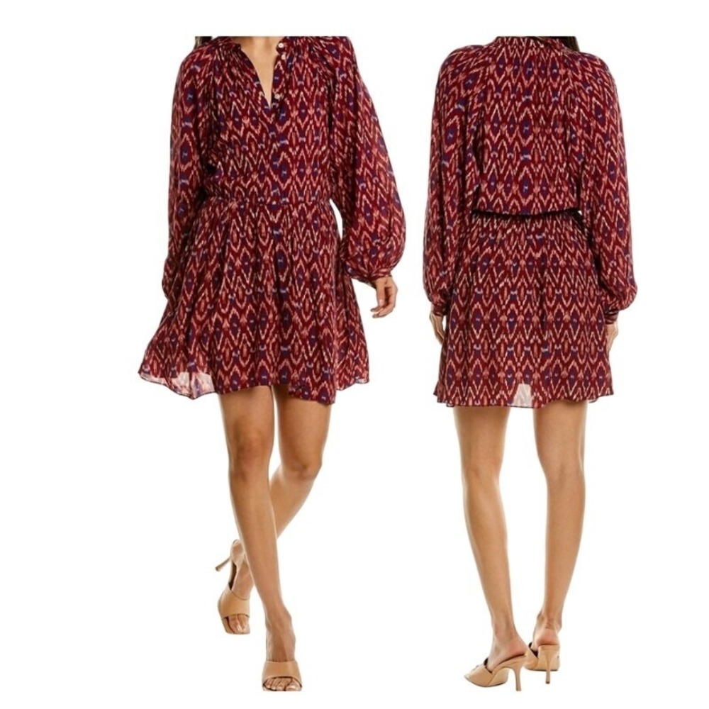 Isabel Marant Amandine Mini Dress In Burnt Henna Size 4